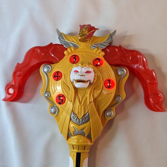 Power Rangers Mystic Force Full Size Cosplay Staff Official Bandai Light Sound - Picture 10 of 15